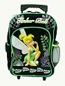 Disney Fairy Luggage - Silver Leaves Tinker Bell Wheeled Backpack