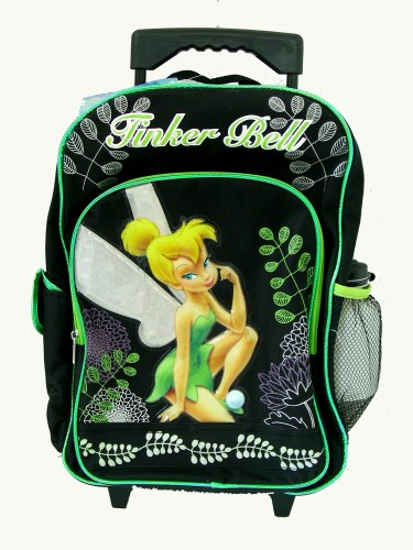 Disney Fairy Luggage – Silver Leaves Tinker Bell Wheeled Backpack