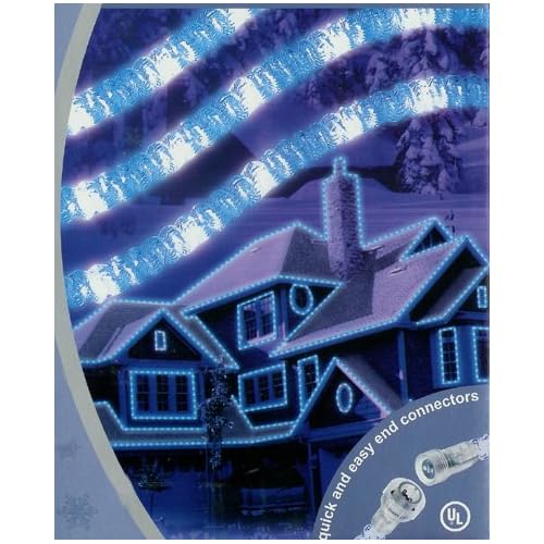 9 Feet Blue LED Crystal Iced Rope Christmas Lights