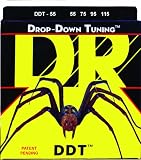 DR Strings DDT-55 Stainless Steel Bass Guitar Strings, Heavy On Sale