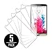 LG G3 Screen Protector Cover, MPERO Collection 5 Pack of Clear Screen Protectors Covers for LG G3