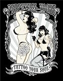 Lucky 13 Exclusive Tattoo Ladies T Shirt Busty Pin Ups Tattooing Shirt Medium - 4XL
