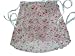 White with Tiny Pink and Red Flowers Wrap Ballet Skirt w/matching Hair Scrunchie S/M Adult/ Large child