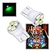 PA 10PCS #555 T10 4SMD LED Pinball Machine Light Bulb Green-6.3V