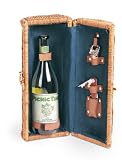Claret - Beige One Bottle Wine Basket