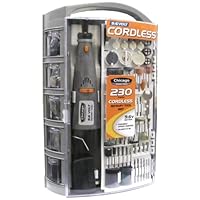 Chicago Power Tools 63519 9-Volt 230-Piece Cordless Rotary Tool Set