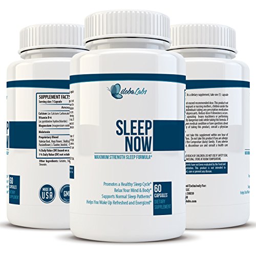 Natural Sleep Aid with Valerian & Melatonin Best For Relaxing