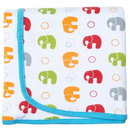 JJ Cole JLRPE/LRPE - Wickeldecke Elephanten bunt, Receiving Blanket - Primary Elephants Preisvergleich