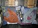 2Decorative Gujrati Embroidered Sari Toss Pillow Cushion Covers