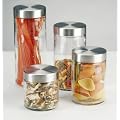 Vorratsgl�ser 4er-Set mit Edelstahldeckel
