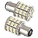 TOOGOO(R) 2 Pcs Car 1157 1016 White 3528 SMD 60 LED Tail Brake Light Bulb Lamp 12V