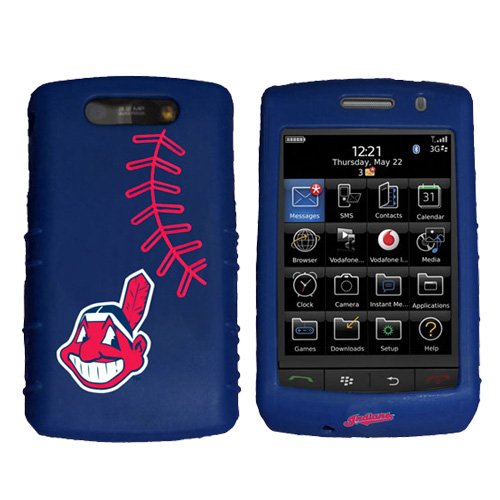 iFanatic MLB Cleveland Indians Cashmere Silicone Blackberry Storm Case