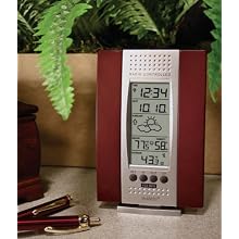 La Crosse Technology WS-7014CH-IT Indoor & Outdoor Digital Thermometer w/ Indoor Humidity, Forecaster, Atomic Clock