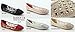 Walstar Women Casual Rhinestone Glitter Mesh Slip On Ballet Flat Lightweigh
