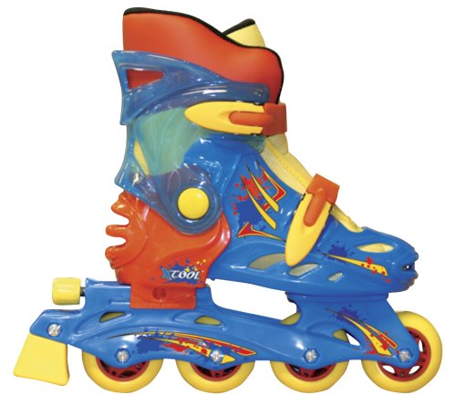 Childrens Toyshop  Toys : XCool Inline Scates in Blue/Yellow/Red - Medium