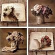 4PC Frameless Art Poster Prints "Bouquets" Wall Deco