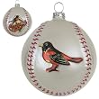 Baltimore Orioles MLB Glass Baseball Ornament (3")