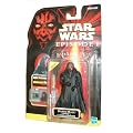 Star Wars Episode 1 CommTech Chip 4 Inch Tall Action Figure - DARTH MAUL (Tatooine) with Cloak and Lightsaber and a CommTech Chip