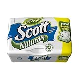 Scott Naturals with Aloe Vera Flushable Moist Wipes,51ct