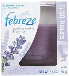 Febreze Candles-Lavender Vanilla & Comfort-5.5 oz.