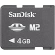 SanDisk SDMSM2-004G-A11M 4GB M2 Memory Stick Micro (Black)