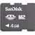 SanDisk SDMSM2-004G-A11M 4GB M2 Memory Stick Micro (Black)
