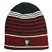 100% Acrylic Men's Fashion Colorful Stripes Knitted Beanie Cap Hat - Red