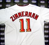 Ryan Zimmerman Autographed/Hand Signed Baseball Jersey (Washington Nationals) JSA