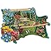 Bits and Pieces - 750 Piece Shaped Puzzle - The Garden Bench, Cardinals - by Artist Alan Giana - 750 pc Jigsaw