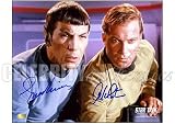 Star Trek Nimoy and Shatner Autographed Photo: 8x10 - Autographed NHL Photos