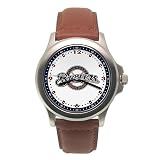 Milwaukee Brewers MLB Rookie Watch with Leather Band - Men's