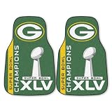 Green Bay Packers Super Bowl XLV Champions 2 piece Carpet Cat Mats