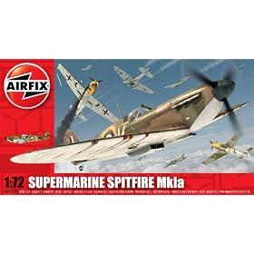 Airfix A01071A Supermarine Spitfire Mk1a 1:72 Scale Military Aircraft Series 1 Model Kit