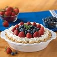 JCPenney Haeger Naturalstone Deep Pie Dish - Cranberry, White