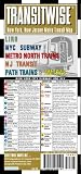 Streetwise Transitwise Map - Laminated New York Metropolitan Commuter Rail Map - Folding pocket size travel map with LIRR, NYC subway, NJ transit, path trains & Amtrak