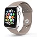 MoKo Apple Watch Band Series 1 Series 2, Soft Silicone Replacement Sports Band for 42mm Apple Watch 2015 & 2016 All Models, WALNUT (Not fit 38mm Versions)