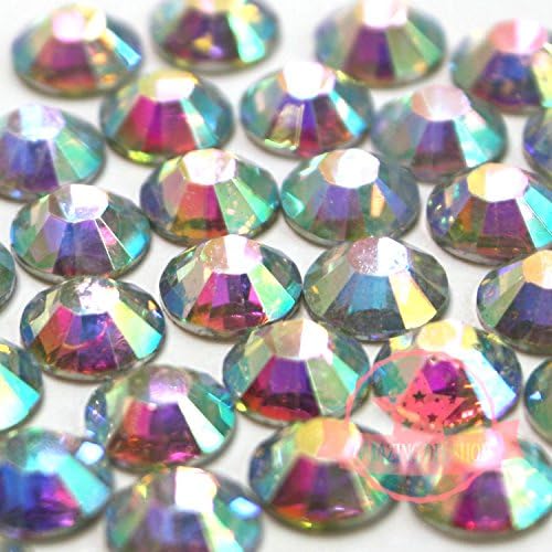 1400 pcs CRYSTAL AB 2mm DIY Resin Round Rhinestones Gems 14 facets Flatback *ship with FREE GIFT from GreatDeal68*