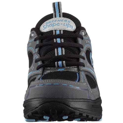 Skechers Women's Shape Ups Action Packed Black / Blue 11806 CCBK 4 UK
