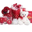 Cuddles & Kisses Chocolate Truffle Spa Set with Chocolates, Cookies & Teddy Bear
