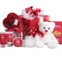 Cuddles & Kisses Chocolate Truffle Spa Set with Chocolates, Cookies & Teddy Bear