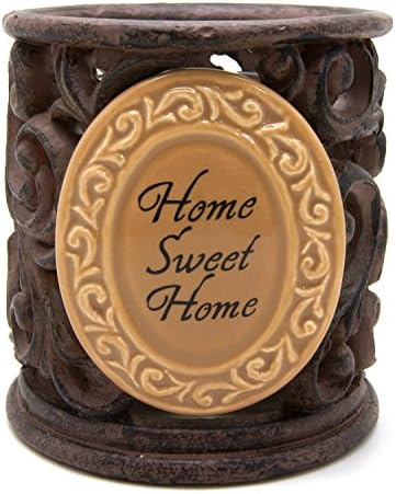 Drake Floral Votive Tealight Candle Holder (Home Sweet Home)