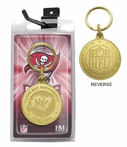 NFL Tampa Bay Buccaneers Bronze Bullion Keychain