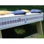 Corn Hole Game Bag Toss Decal Overlay Magnetic Scoreboard Blue on White