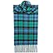 USA Kilts Campbell Ancient Tartan Wool Scarf Made in Scotland