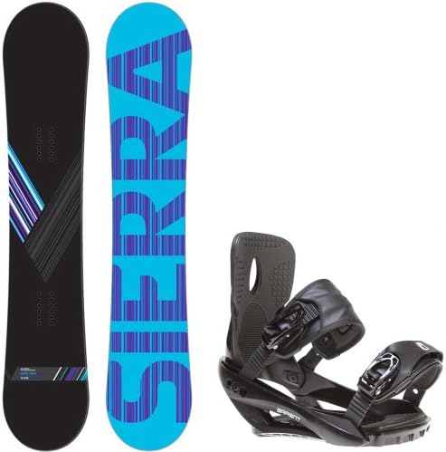 Sierra Reverse Crew 151 Mens Mens Snowboard + Sapient Wisdom Black Bindings - Fits Boot Sizes: 8,9,10,11
