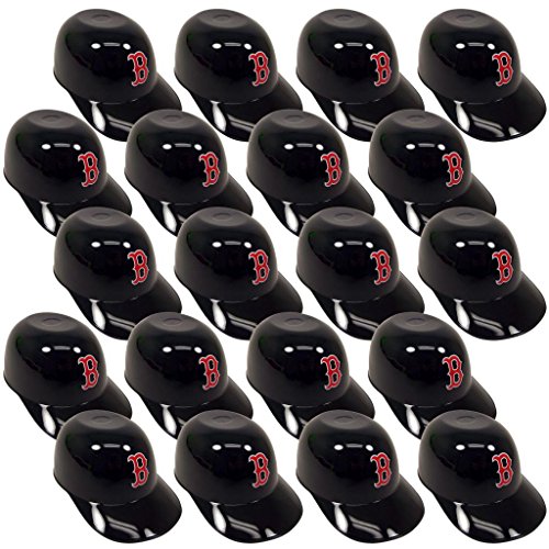 Boston Red Sox Official MLB 8oz Mini Baseball Helmet Ice Cream Snack Bowls (20) by Rawlings