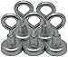 5 Eye Bolt Neodymium Hook Magnets - Each Holds up to 12 Pounds