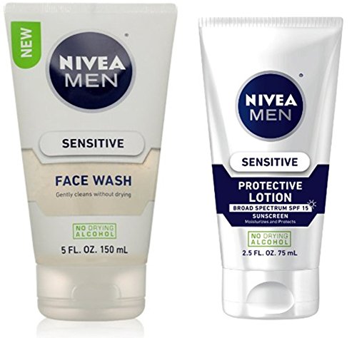 nivea men sensitive protective lotion spf 15