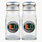 Review Bergamot  / Miami Hurricanes Basketball Shaped Logo Salt and Pepper Shaker Set