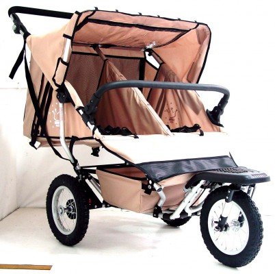 TT13- CROWN TWIN Kinderwagen SAND/BEIGE Zwillingskinderwagen Zwillingswagen Geschwisterwagen